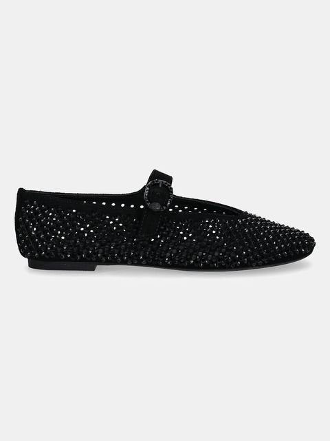 Kurt Geiger London baleriny zamszowe Mayfair Ballet Flat kolor czarny 2656300209 - zdjęcie produktu nr 2