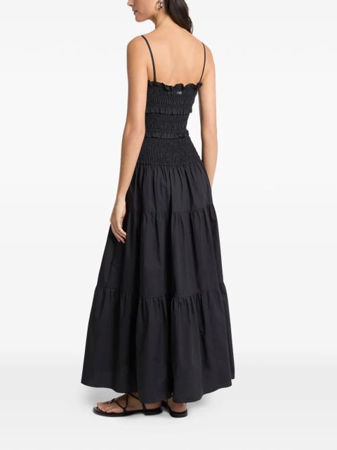 Michael Kors smocked tiered dress - Black - zdjęcie produktu nr 2