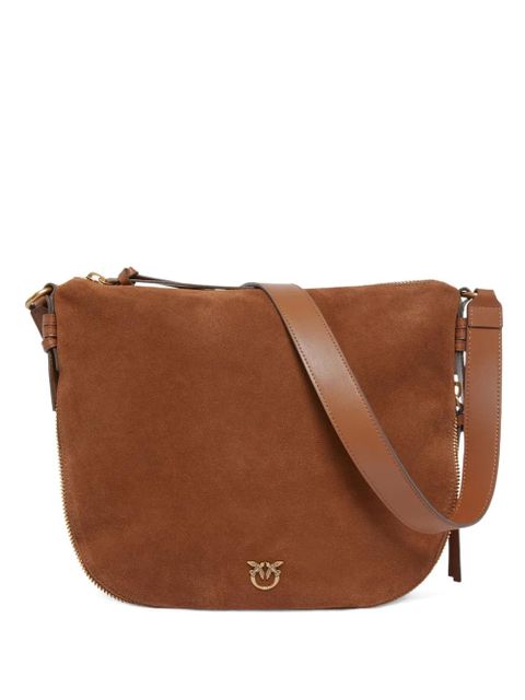 PINKO suede zip-fastening shoulder bag - Brown - zdjęcie produktu nr 1