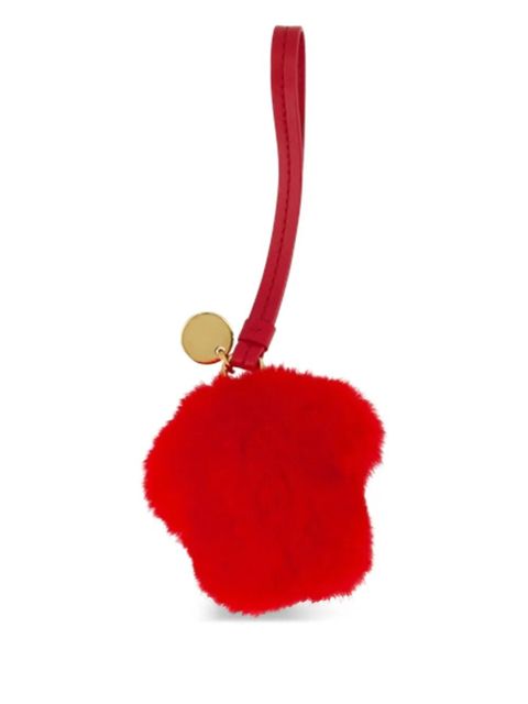 Versace Medusa fluffy bag charm - Red - zdjęcie produktu nr 2