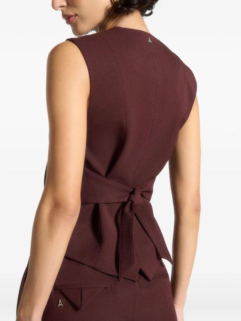 Manière De Voir Christine tailored cinch waistcoat