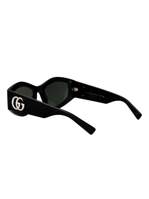 Gucci Eyewear geometric-frame sunglasses - Black - zdjęcie produktu nr 2