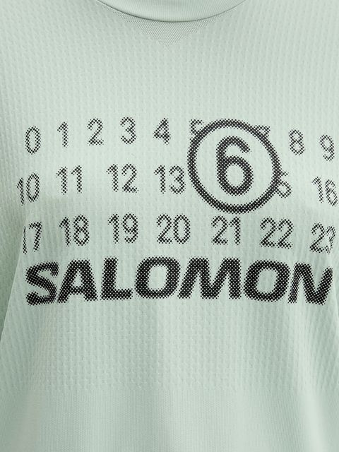 MM6 Maison Margiela x Salomon t-shirt damski kolor zielony S52GC0345