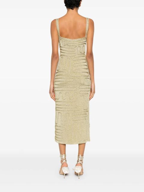 Cult Gaia Kymia midi dress - Gold