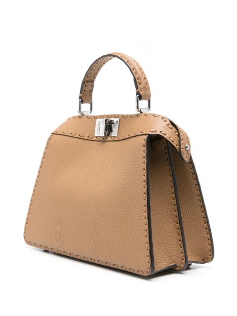 FENDI small Peekaboo ISeeU tote bag - Brown