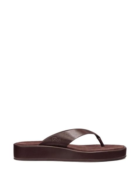 Reformation platform thong eden sandals - Brown - zdjęcie produktu nr 1