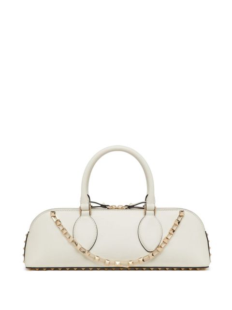 Valentino Garavani Rockstud E/W tote bag - White - zdjęcie produktu nr 1