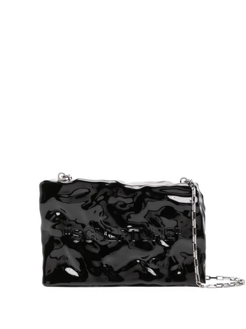 Off-White Quote textured clutch bag - Black - zdjęcie produktu nr 1