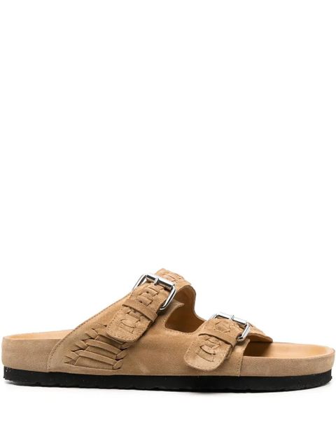 ISABEL MARANT Lennyo leather sandals - Brown - zdjęcie produktu nr 1