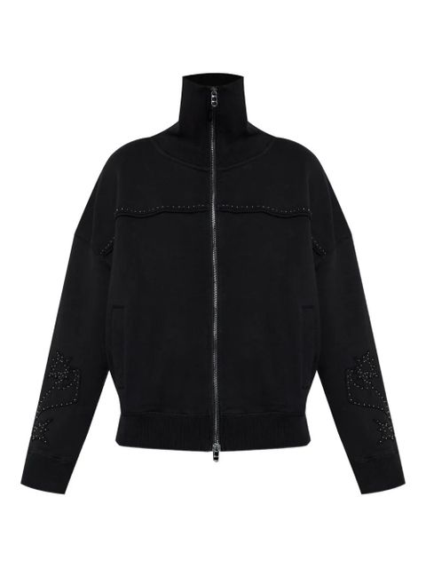 Zadig&Voltaire Milly studded zip-up sweatshirt - Black - zdjęcie produktu nr 1