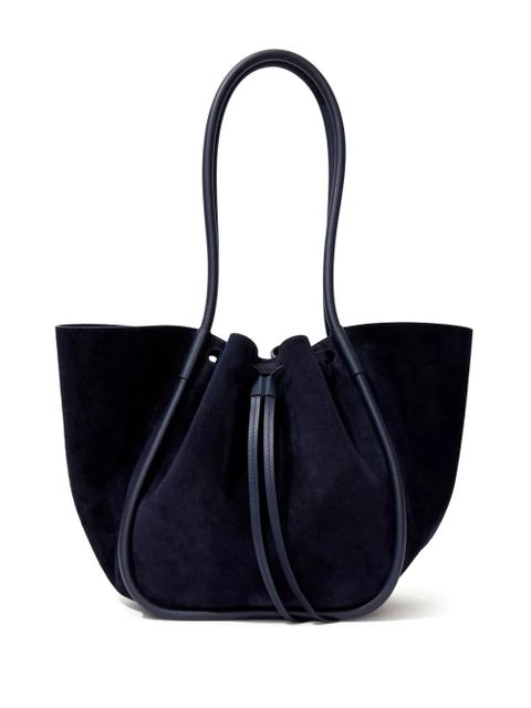 Proenza Schouler large Ruched tote bag - Blue - zdjęcie produktu nr 2