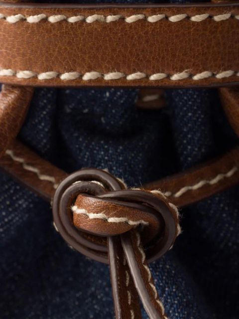 Prada Bonnie denim tote bag - Blue