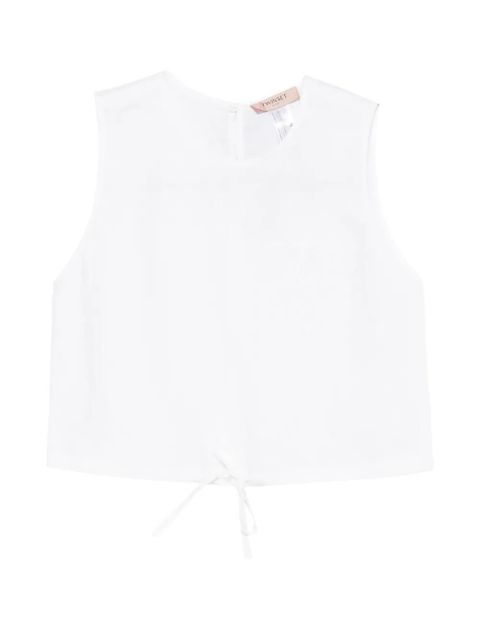 TWINSET tie-waist top - White - zdjęcie produktu nr 1