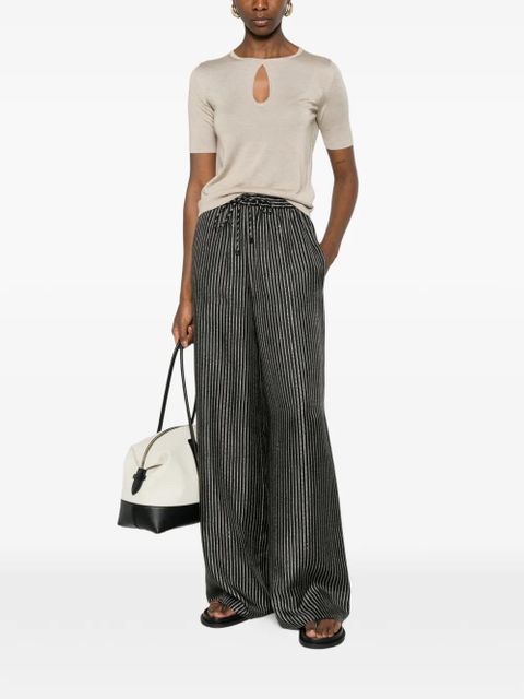 Max Mara cut-out T-shirt - Neutrals - zdjęcie produktu nr 2