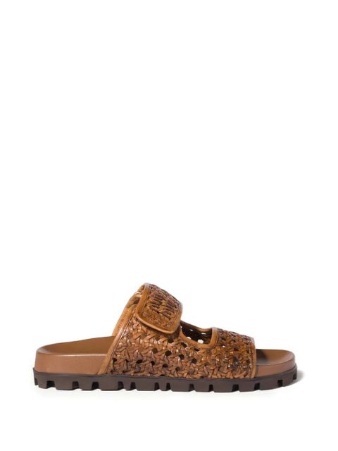 Miu Miu woven lug-sole sandals - Brown - zdjęcie produktu nr 1