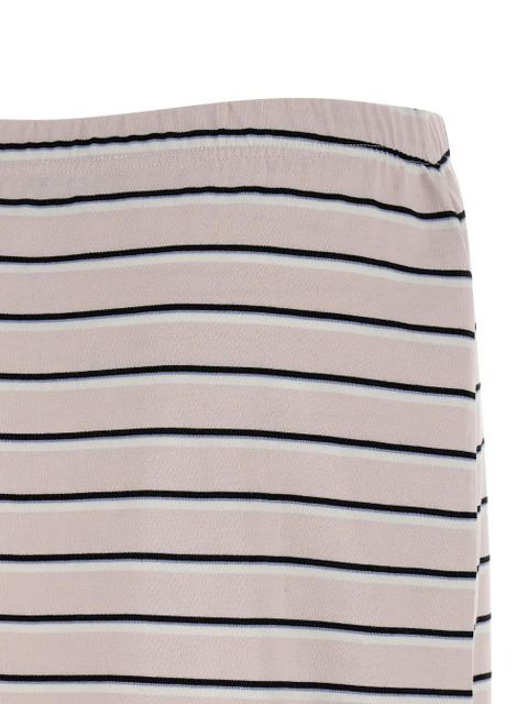 ROTATE BIRGER CHRISTENSEN logo-patch midi skirt - Pink