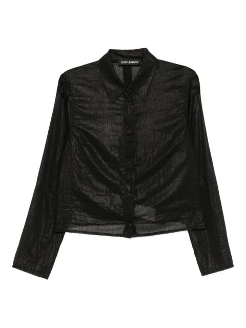 OUR LEGACY Auto shirt - Black - zdjęcie produktu nr 1