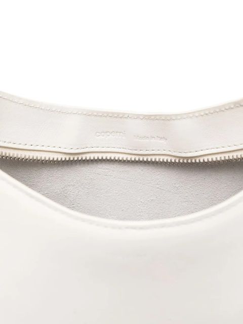 Coperni mini leather tote bag - White