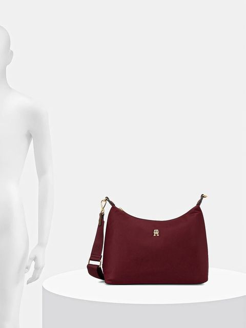 Tommy Hilfiger torebka kolor bordowy AW0AW17937