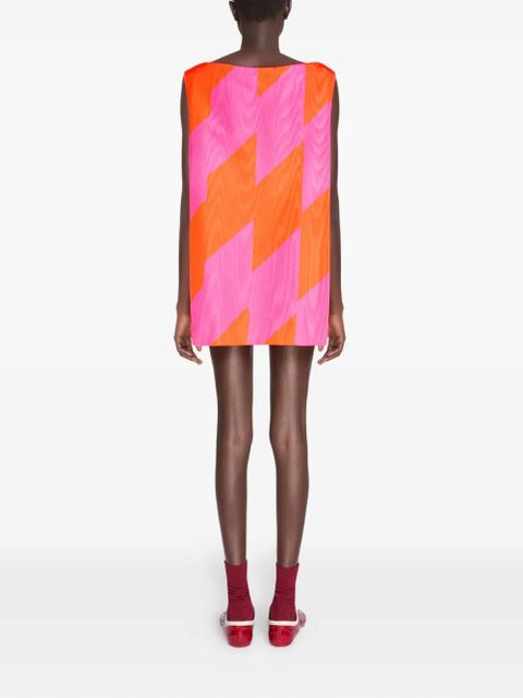 DRIES VAN NOTEN zigzag mini dress - Pink