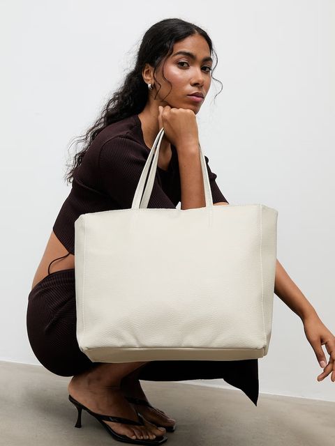 Answear.LAB torebka shopper damska skórzana - zdjęcie produktu nr 1