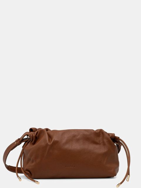 Marella torebka skórzana kolor brązowy 2523519037200