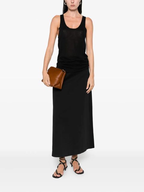 TOTEME scoop-neck tank top - Black - zdjęcie produktu nr 2