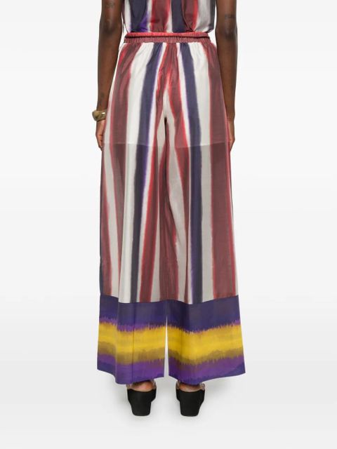 TWINSET drawstring pocket palazzo pants - Red
