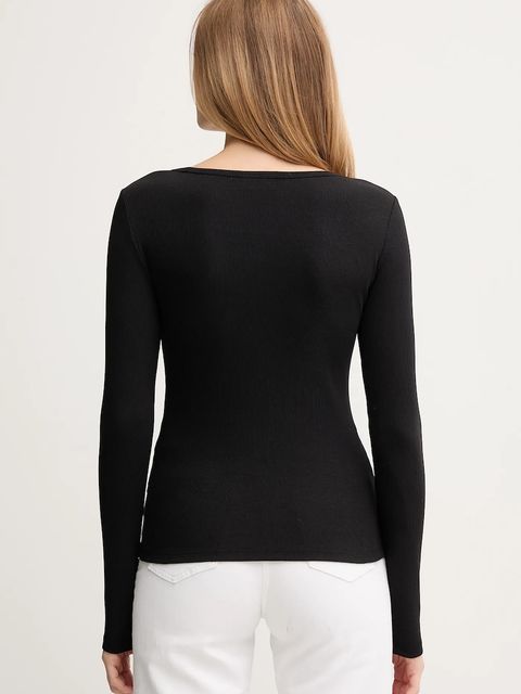 Calvin Klein Jeans longsleeve kolor czarny LV047D218G