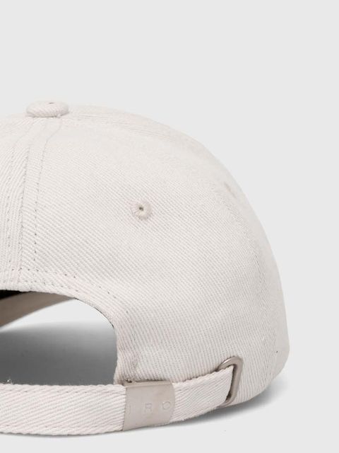 IRO czapka z daszkiem bawełniana kolor biały z aplikacją - zdjęcie produktu nr 2