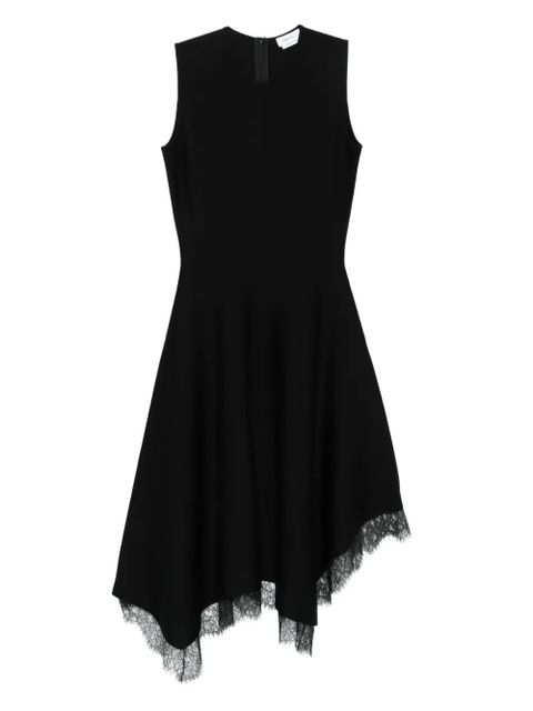 Alexander McQueen lace-trimmed sleeveless dress - Black - zdjęcie produktu nr 1