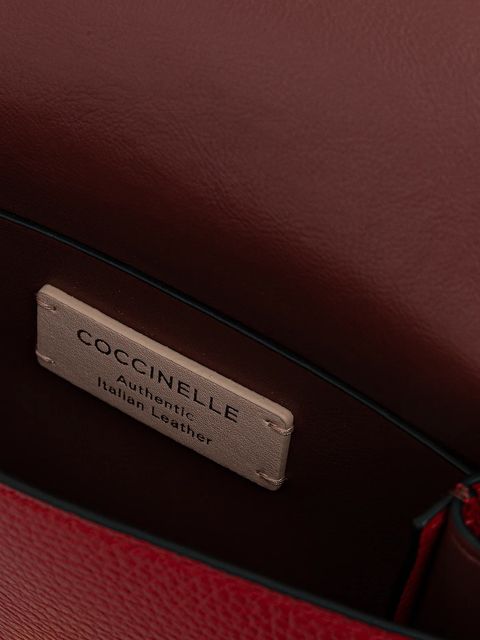 Coccinelle torebka skórzana Arlettis kolor czerwony E1 MD5 19 03 01