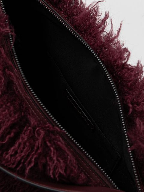 Karl Lagerfeld torebka K/WEAVE kolor bordowy A4W30077