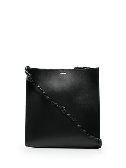Jil Sander logo-print leather shoulder bag - Black - zdjęcie produktu nr 1