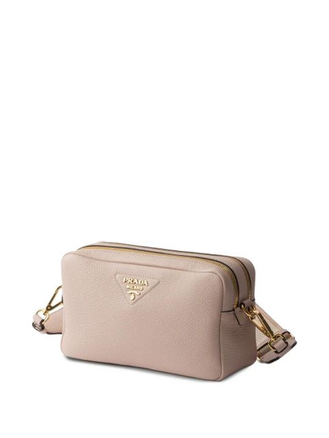 Prada leather shoulder bag - Neutrals