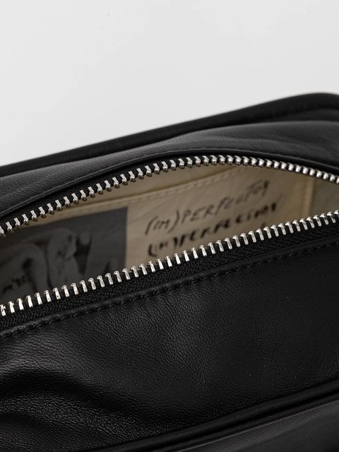 Patrizia Pepe torebka skórzana kolor czarny 2B0153 L113