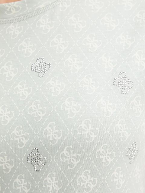 Guess t-shirt bawełniany RHOMBUS damski V5BI14 I3Z14