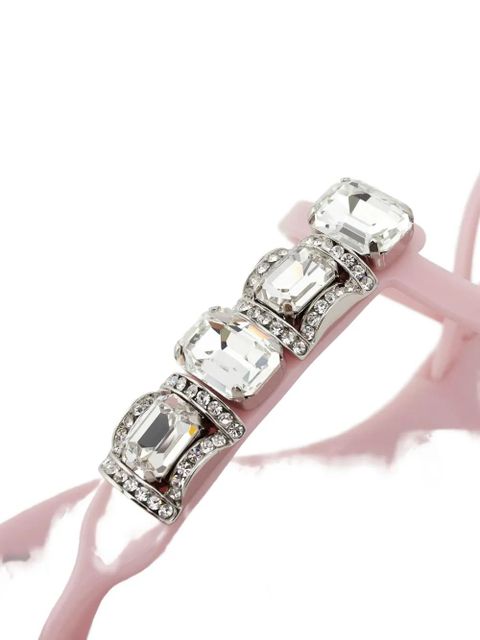 Casadei crystal thong sandals - Pink