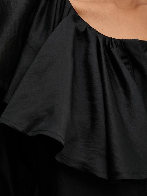 Answear.LAB bluzka damska kolor czarny gładka