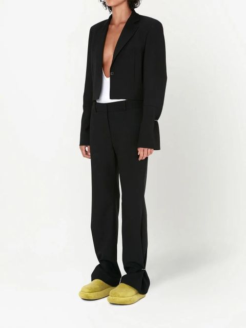 JW Anderson ring detail slim-leg trousers - Black - zdjęcie produktu nr 2