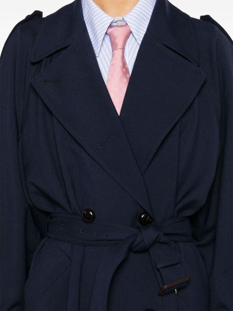 Gucci wool trench coat - Blue