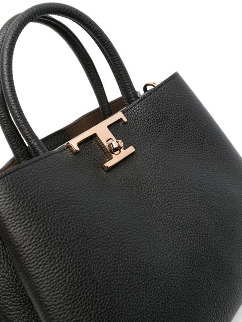 Tod's T Timeless leather tote bag - Black