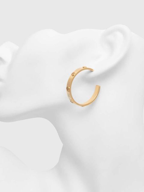 Tory Burch kolczyki Miller Stud Hoop - zdjęcie produktu nr 2