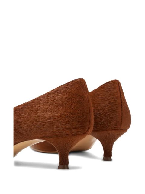 Le Monde Beryl 40mm Babouche Kitten pumps - Brown - zdjęcie produktu nr 2
