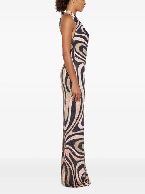 PUCCI marmo-print dress - Black