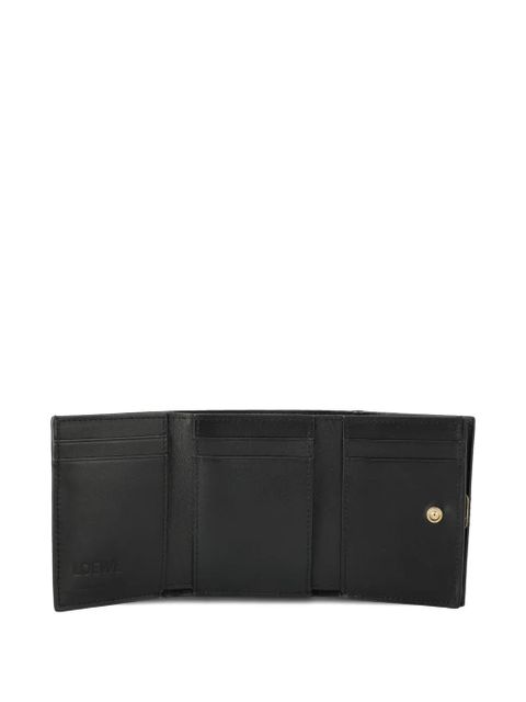 LOEWE Anagram Trifold leather wallet - Black