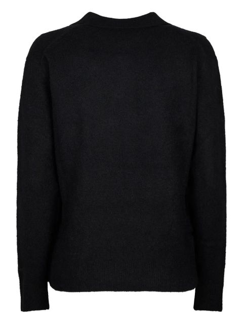 MC2 Saint Barth V-neck sweater - Black - zdjęcie produktu nr 2