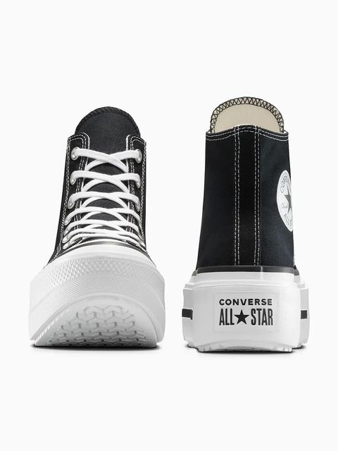 Converse trampki Chuck Taylor All Star Lift Double Stack unisex kolor czarny A12975C