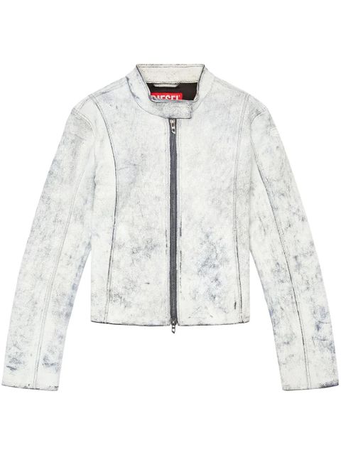 Diesel L-YRIC biker jacket - White - zdjęcie produktu nr 1
