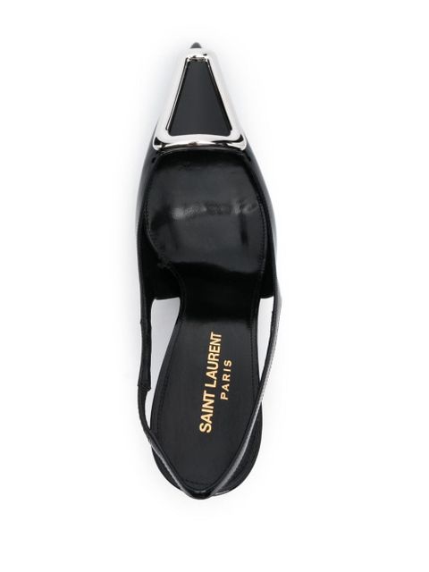 Saint Laurent Avenue 95mm slingback pumps - Black